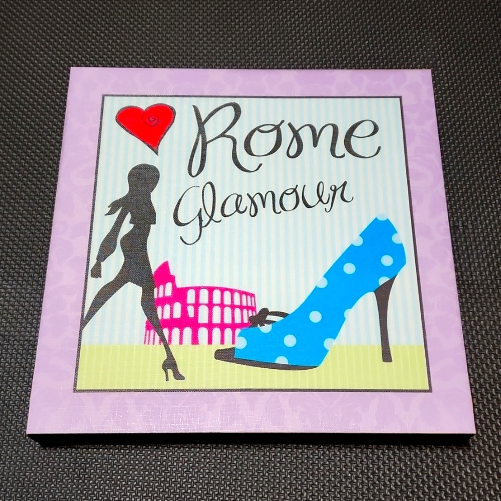 Rome Glamour Framed Canvas Print